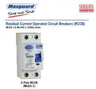 Maxguard 63A 2 Pole 0.03A (30mA) ELCB (Type A)