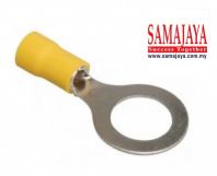 RV5-3.5/ RV 5-3.5 Ring Insulated Wire Connector Terminal/ Wire Cable Connector/ Crimp Terminal/ Ring Terminal (Yellow)