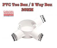 Fighter 20mm (3/4") PVC 3 Way Box/ Tee Box