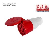 Shinohawa 214 16A 4 Pin Industrial Wall Socket Connector/ Coupler (Red)
