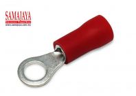 RVS1-4/ RVS 1-4 Ring Insulated Wire Connector Terminal/ Wire Cable Connector/ Crimp Terminal/ Ring Terminal (Red)