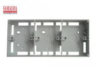 Tham Chee (TC) 3 x 10 PVC Nut Box/ Box Base/ Base Box/ Electrical Box/ Surface Box