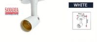 Track Light Holder/ Track Spotlight/ Spotlight Holder/ Track Holder (White)