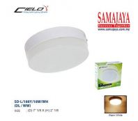Cielo 7" 18W 3000k LED Surface Downlight (Round) (Warm White)