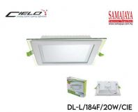 Cielo 8" 20W 3000k Glass LED Downlight (Square) (Warm White)