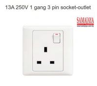 Chint NEW7-G42700/ NEW7 G42700 13A 1 Gang Switch Socket