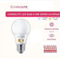 Chinolite 9W 3000k E27 LED Bulb (Warm White)