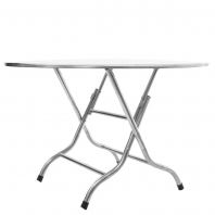 S.STEEL FOLD TABLE RT-118 120CM (ROUND)