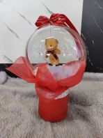 Love You Balloon Box with Teddy Bear