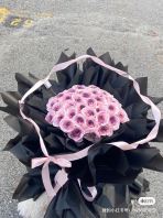 33 Stalk Plum Romance Soap Flower Bouquet