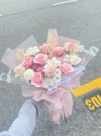 Pink Elegance | Premium Series Soap Flower Bouquet