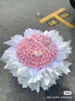 99 Stalk Pink Soap Roses Flower Bouquet