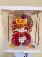 red lucky cat grand opening box