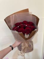 10 STALK FRESH ROSES FLOWER BOUQUET