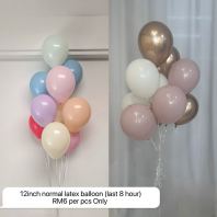 12 INCH NORMAL LATEX HELIUM BALLOON