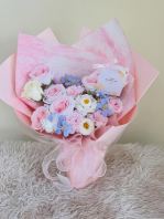 Blush Pink Soap Flower Bouquet