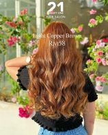 Warna Rambut Coklat Tembaga Muda