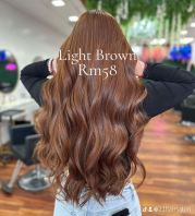 Warna Rambut Coklat Muda