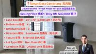 Taman Desa Cemerlang Double Storey Terrace House For Sale �ҹ���˫�����ݳ���