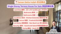 Taman Setia Indah Single Storey Terrace House For Sale ʵ��Ӣ�ﵥ�����ݳ���