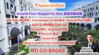 Taman Ekoflora Ground Floor Shoplot For Rent �ײ�������