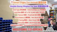 Taman Ungku Tun Aminah Double Storey Shoplot For Sale �ʺ�԰˫��������