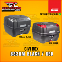 GIVI B33NM BLACK RED TOP CASE