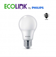 Ecolink by Philips LED E27 GLS P45/A60/A65/A80 5W/7W/9W/11W/13W/15W/19W 2.5kV Bulb Warm White 3000k, Cool White 4000k, Daylight 6500k (SIRIM)