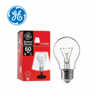 GE Classic GLS A60 E27 60W 240V Clear Incandescent Bulb Dimmable