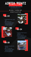 BUY 3 FREE 1 AIRTIX VENTZ Stainless Steel Wind Turbine Ventilator for House / Factory @ ALOR GAJAH / BEMBAN / MASJID TANAH / DURIAN TUNGGAL, MALACCA / MELAKA