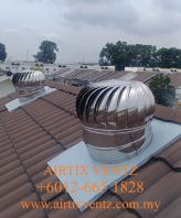 BUY 3 FREE 1 AIRTIX VENTZ Stainless Steel Wind Turbine Ventilator for House / Factory @ BALING, KEDAH