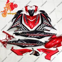 HLD Y15 Y15ZR V1 V2 Cover Set RM7 Candy Red Exciter RC Vietnam No 5 Black Moritaka Siap Tampal Logo 3D
