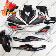 Yamaha Y16 Y16ZR COVERSET CUSTOM Y16ZR V1 V2 Black SIlver HITAM Exciter  Vietnam