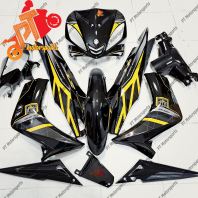 Yamaha LC 135 V1 Body Set Cover Set Black Hitam Stripe Exciter King Yellow 88 OEM HLY Original