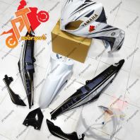 Lagenda SRL 115Fi 115ZR Fi 115 Cover Set Bodyset White Black Hitam Putih Gravita