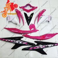 Yamaha NVX V 1V2 AEROX Cover Set Body Set Black Pink White Stripe Pink White NVX VVA