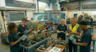Industrial HVAC chiller compressor training