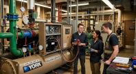 Learn building service chiller systems