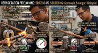 refrigeration system brazing vs soldering difference
