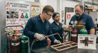 oxy acetylene brazing safety HVAC