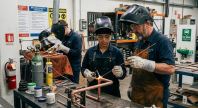 safe brazing practices HVAC technicians