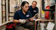 professional leak-free brazing HVAC skills
