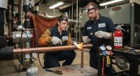 refrigeration pipe safe brazing procedures HVAC
