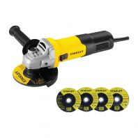 STANLEY STGS9100A-B1 SMALL ANGLE GRINDER 900W 4'' 100MM - 11000RPM CW ACCESSORIES