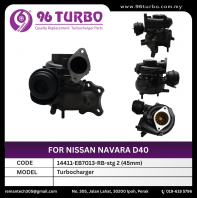 14411-EB7013-RB-stg 2 (45mm) NISSAN NAVARA D40 (Turbocharger)