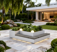 Best Modern Fiberglass Furniture   Indoor Elegance & Outdoor Weather Resistance PC1247-52006 ���ʲ����ֻ��ⳤ�� Bangku Luar Gentian Kaca Premium