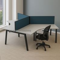 Office Partition Workstation (3 Seater) Model : KT-PW111 (2708W X 2708D MM)