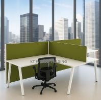 Office Partition Workstation (2 Seater) Model : KT-PW112 (3045W X 1545D MM)