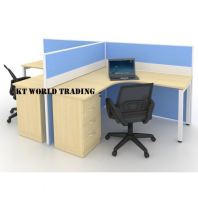 Office Partition Workstation (2 Seater) Model : KT-PW1212 (2445W x 1245D MM)