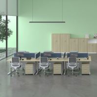 Office Partition Workstation (6 Seater) Model : KT-PW90 (3600W X 1600D MM)